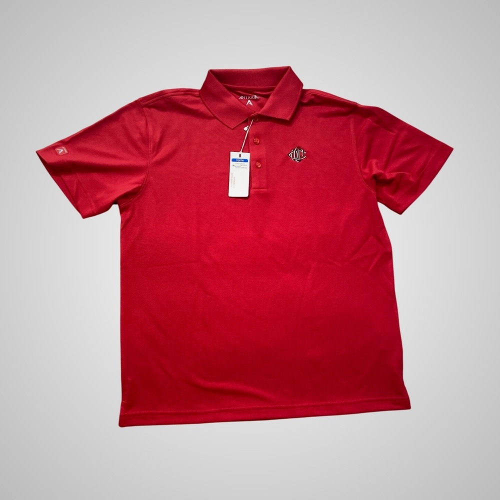 Antigua Polo Shirt Mens XL Red New Desert Dry Xtra-Lite Short Sleeve OC Logo